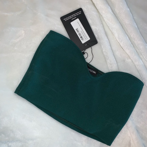 PrettyLittleThing Tops - Pretty little thing green tube top